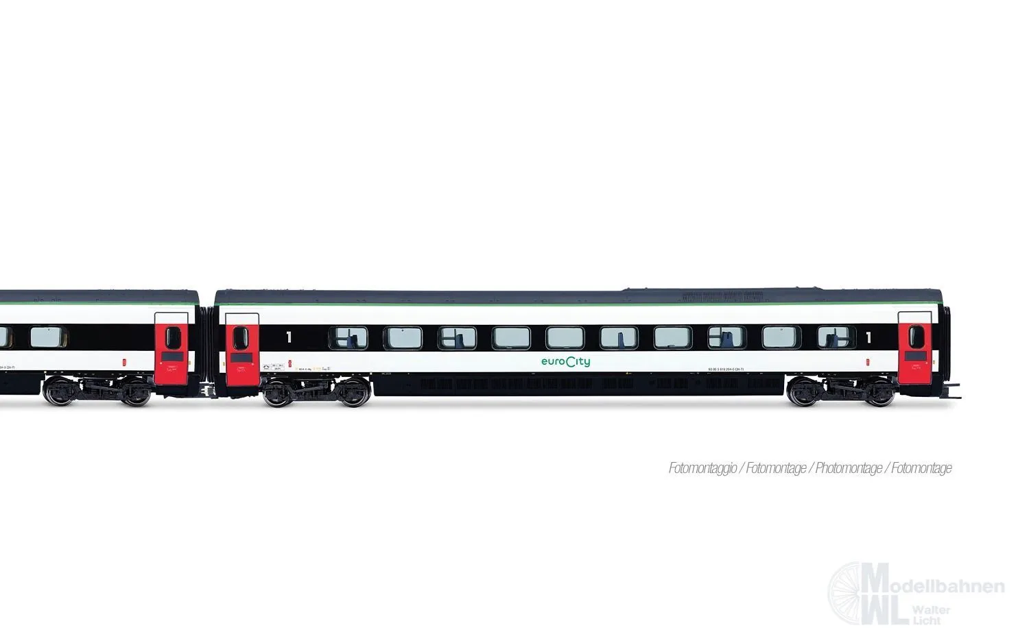 Lima 4689 - Ergänzungswagen Set ETR 610 FS Trenitalia Ep.VI 3.tlg. H0/GL