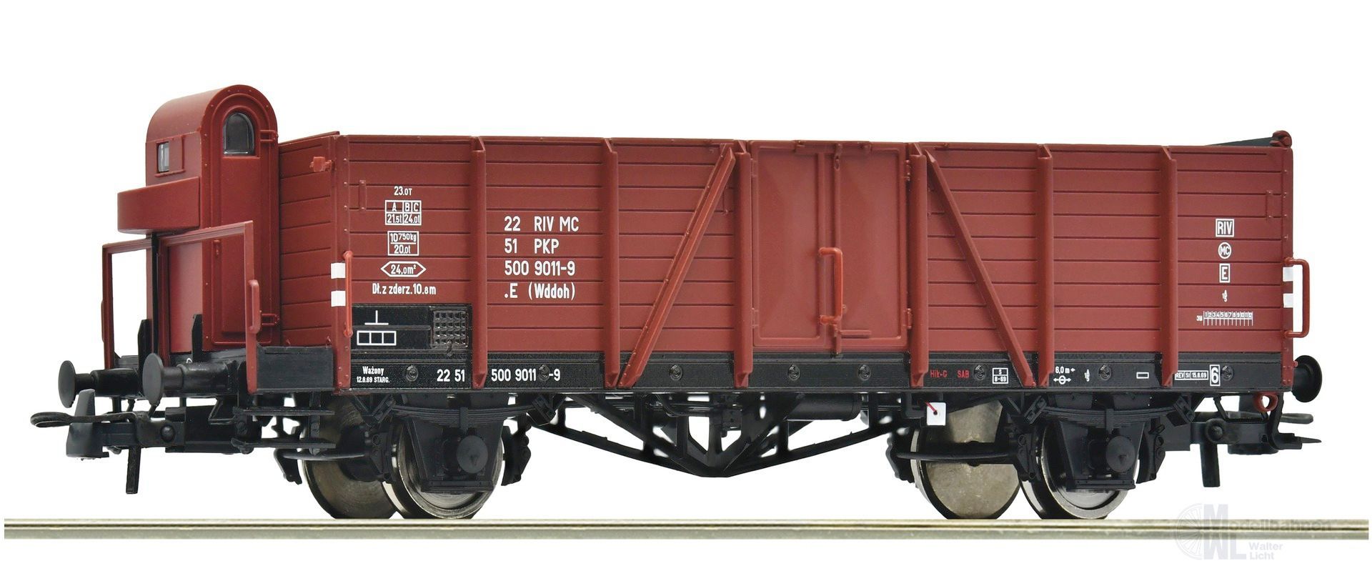 Roco 6600217 - Güterwagen offen PKP Ep.IV H0/GL