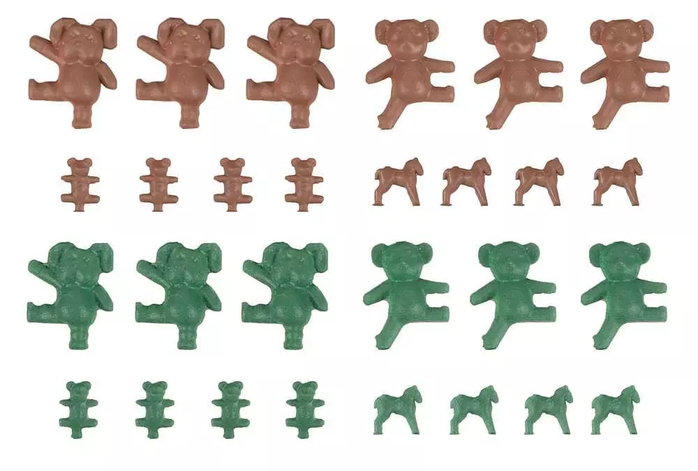 Faller 180861 - Kuscheltiere 30 Stück H0 1:87