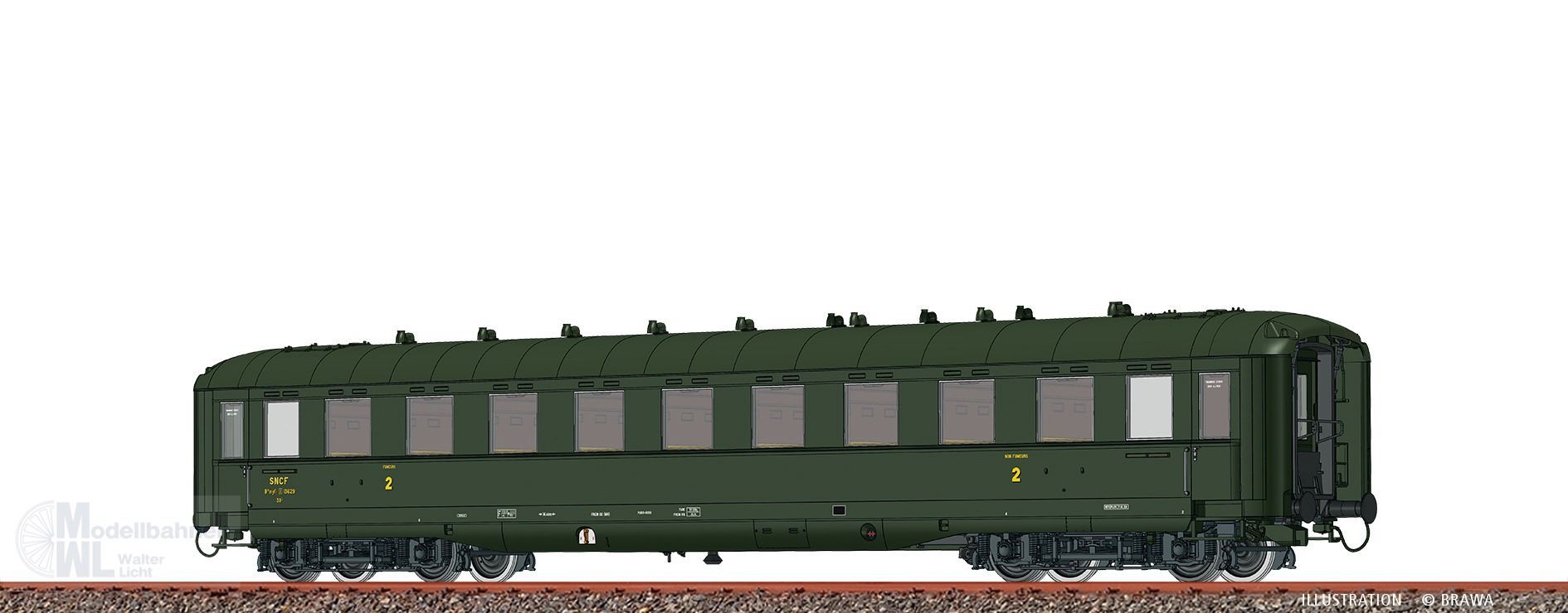 Brawa 51125 - Schürzenwagen SNCF Ep.III B10myfi H0/GL DIGITAL EXTRA Brawa 51125 - Schürzenwagen SNCF Ep.III B10myfi H0/GL DIGITAL EXTRA