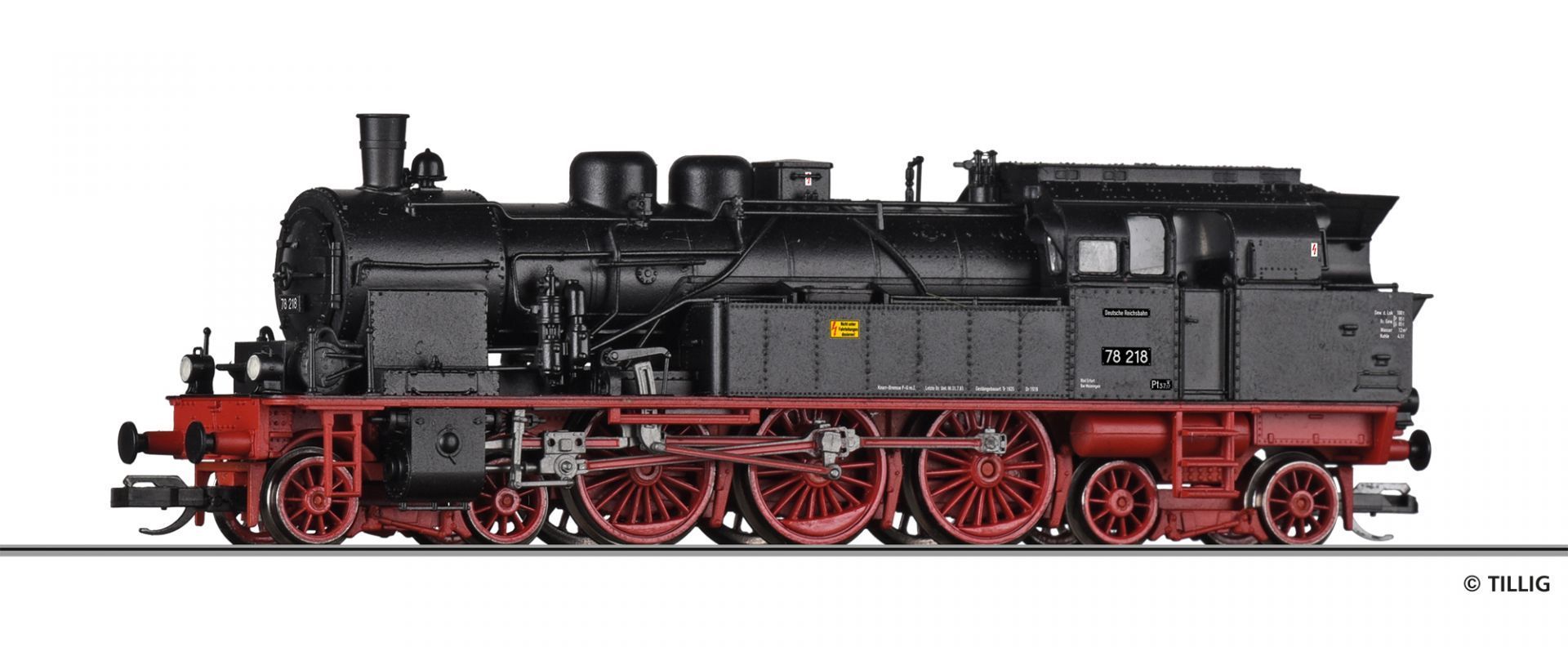 Tillig 04201 - Dampflok BR 78.0 DR Ep.III TT 1:120