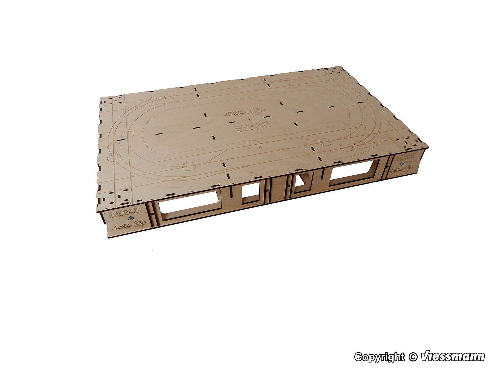 Viessmann 8460 - CarMotion Grundmodul L 90 x B 54 x H 10 cm H0 1:87