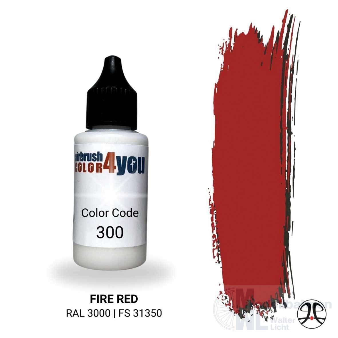 Busch 961000300 - Acrylfarbe Feuerrot RAL3000 30ml