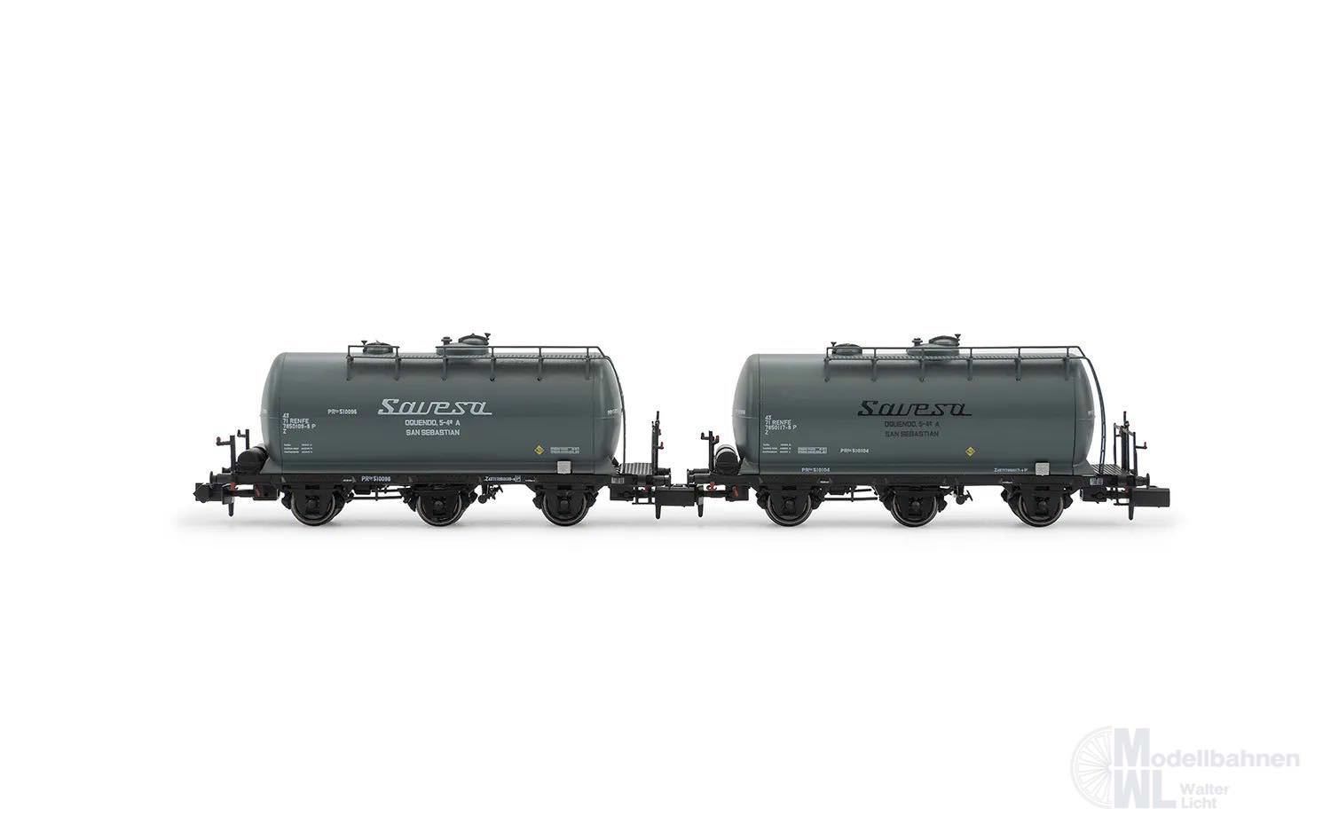 ar6672_0 Arnold 6672 - Kesselwagen Set RENFE Ep.IV 2.tlg. Savesa N 1:160