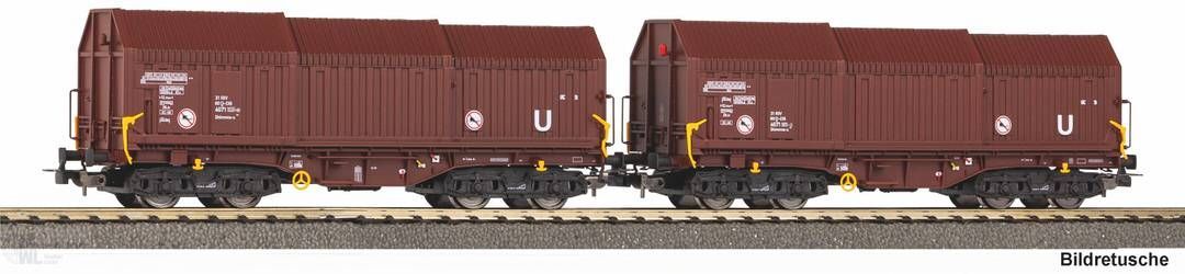 Piko 28337 - Teleskophauben Wagen Set DB Ep.V 2.tlg. H0/GL