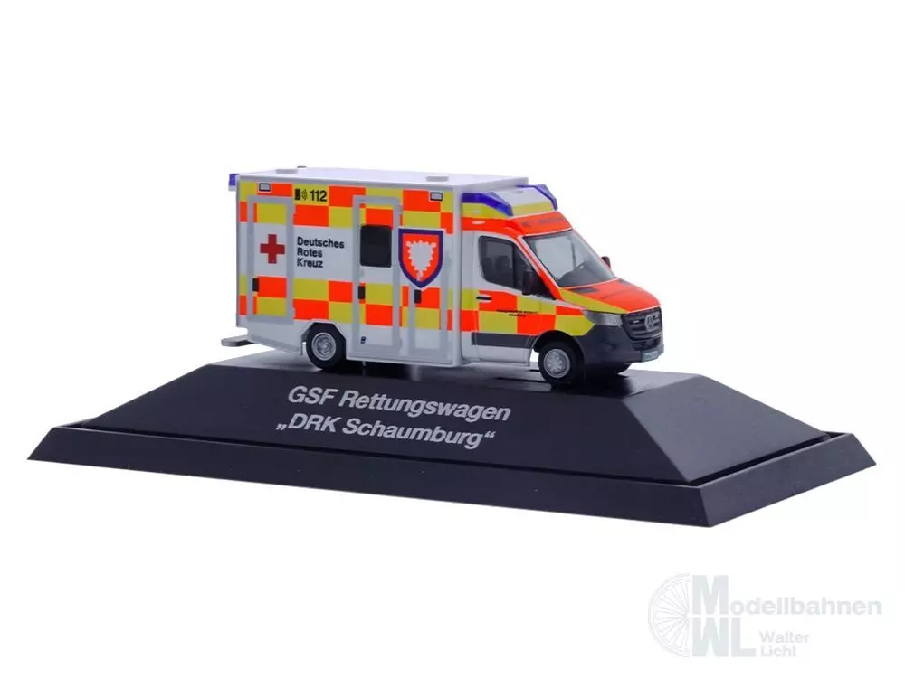 Rietze 76161 - Mercedes-Benz GSF RTW ´18 DRK Schaumburg H0 1:87