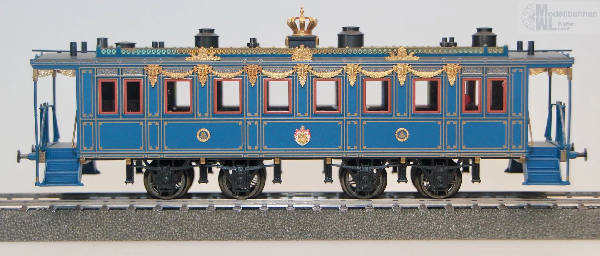 Märklin 2680 - MÄRKLIN - Hofzug König Ludwig 6.tlg. mit Ergänzung 4396 H0/WS Digital