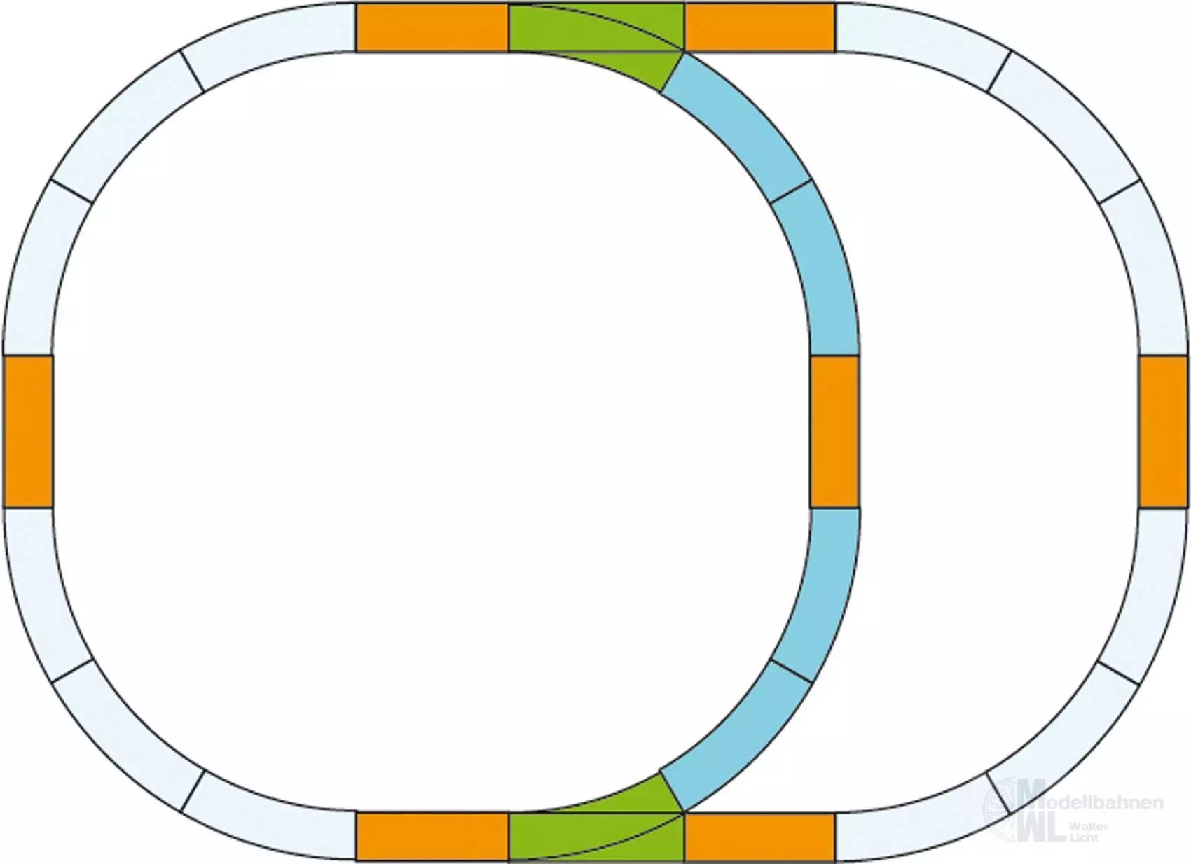 Piko 35302 - Gleis-Set Überholgleis G SPUR G 1:22,5