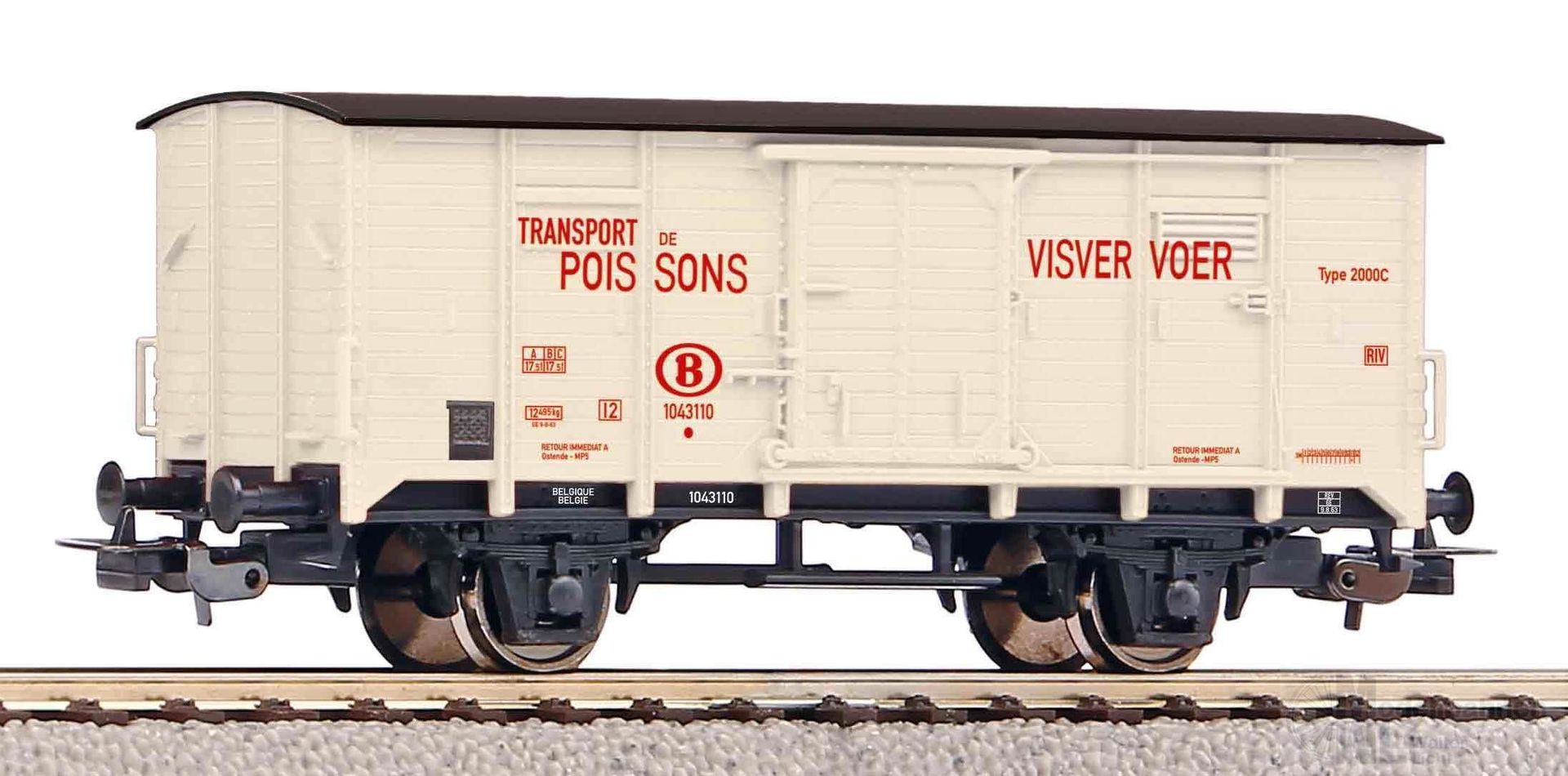 Piko 24531 - Fischwagen SNCB Ep.III weiß H0/GL Piko 24531 - Fischwagen SNCB Ep.III weiß H0/GL