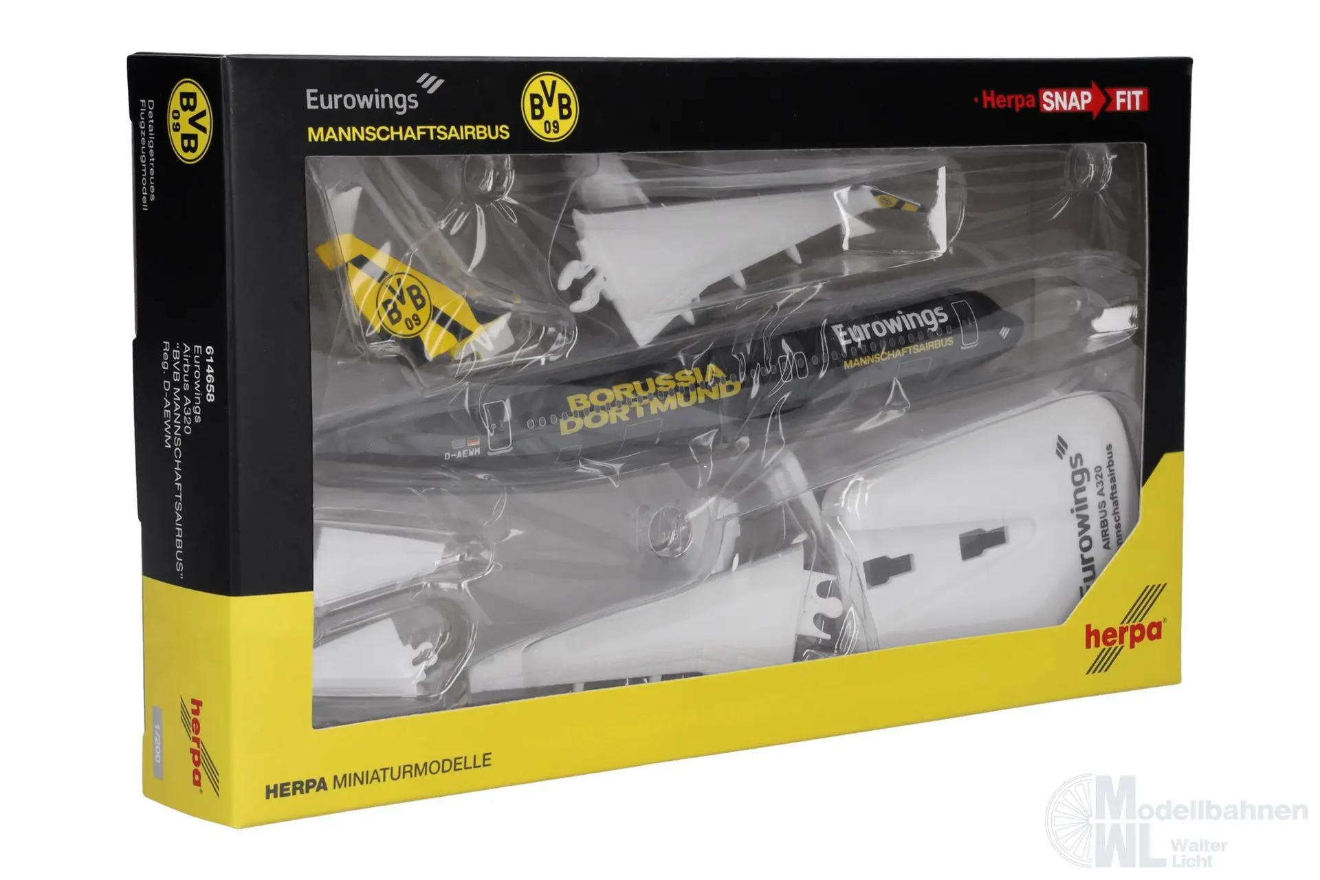 Herpa 614658 - Airbus A320 Eurowings BVB 2025 1:200