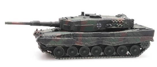 ARTITEC b.v. 6160075 - Panzer Leopard 2A2 Eisenbahntransport Bundeswehr Deutschland N 1:160