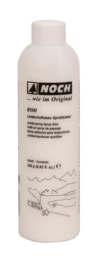Noch 61141 - Landschaftsbau-Sprühleim 250 g, sprühfertig gemischt G/1/0/H0/H0m/H0e/TT/N/Z