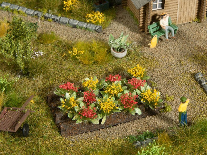 Noch 13223 - Rosenbeet H0 1:87