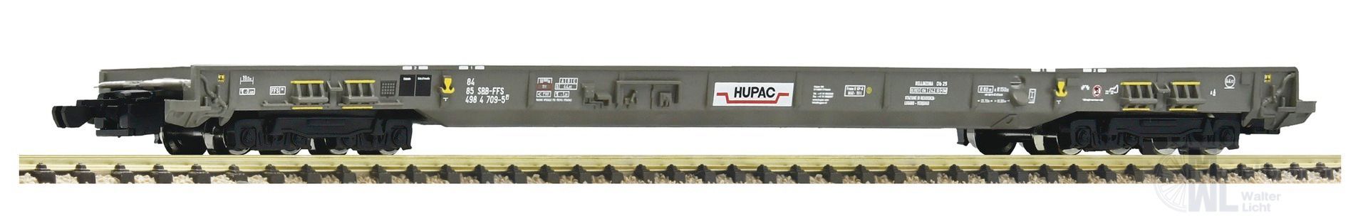 Fleischmann 6660094 - RoLa-Mittelwagen HUPAC Ep.V/VI N 1:160 Fleischmann 6660094 - RoLa-Mittelwagen HUPAC Ep.V/VI N 1:160