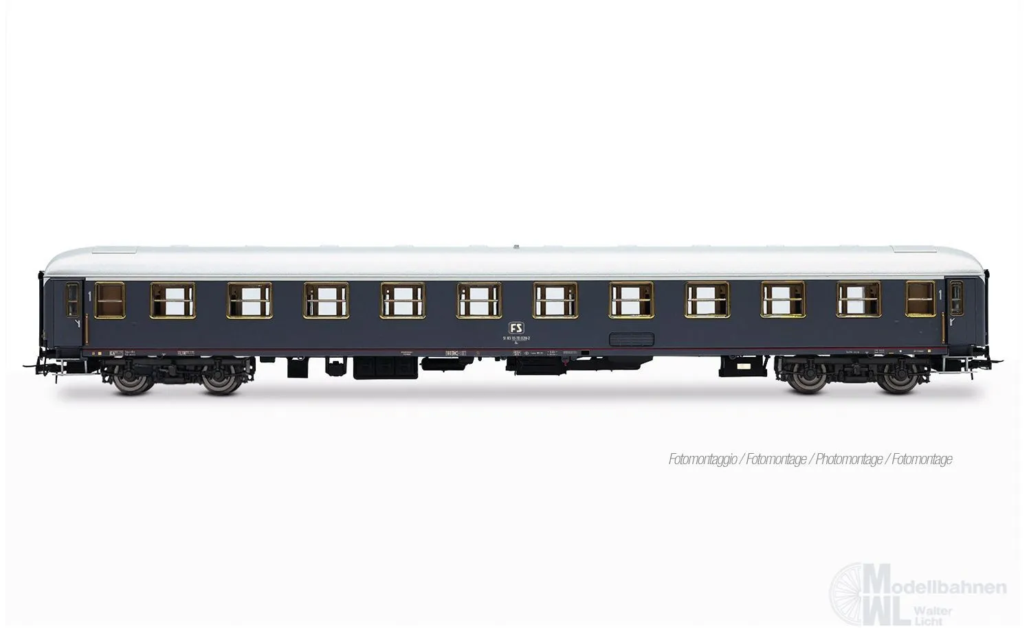 Rivarossi 4429 - Personenwagen Set FS Ep.IV 2.tlg. MD 50 H0/GL