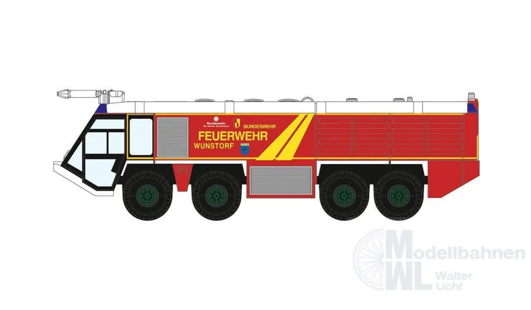 Herpa 574167 - Airport Wunstorf Fire Engine 1:200