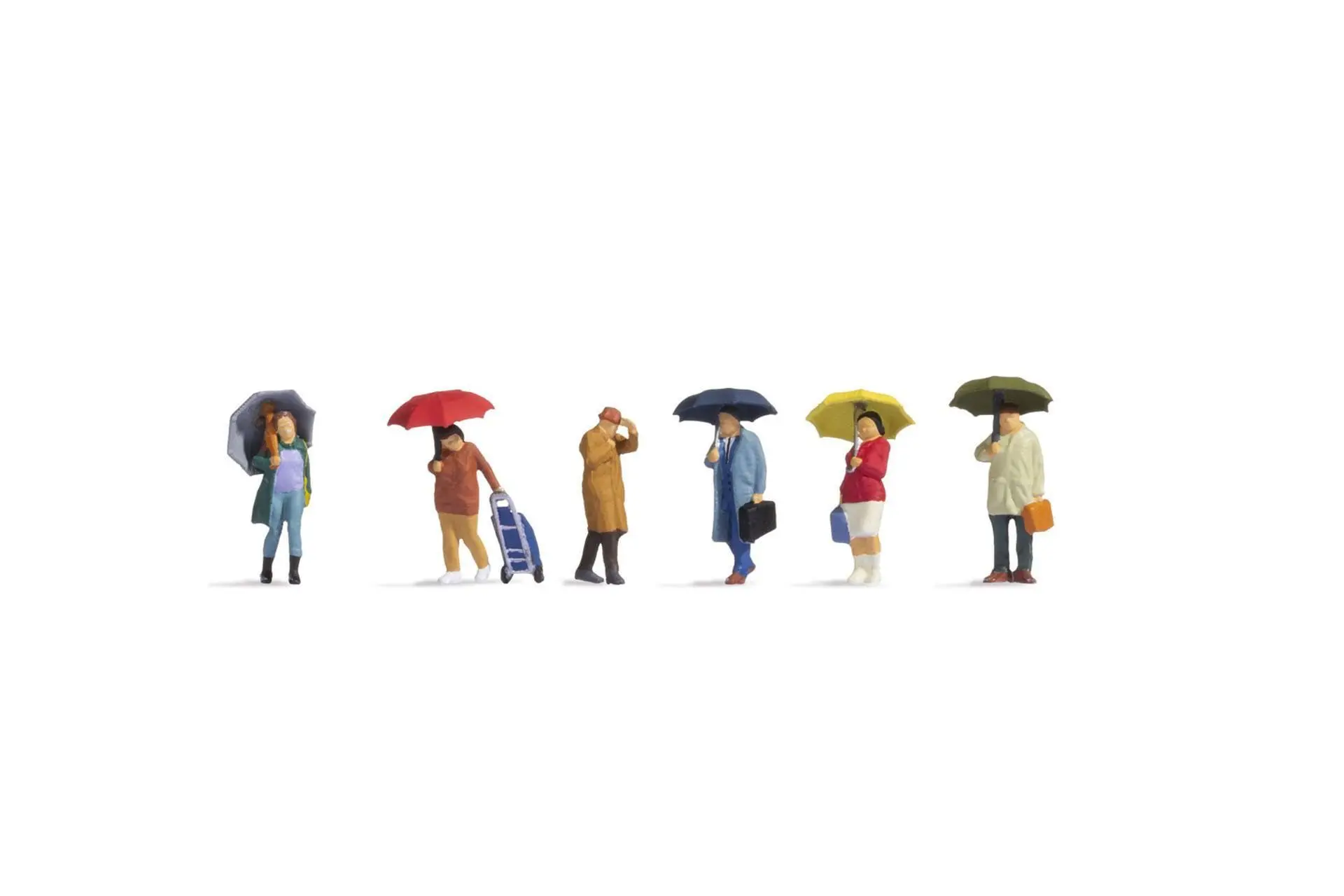 Noch 15523 - Menschen im Regen H0 1:87