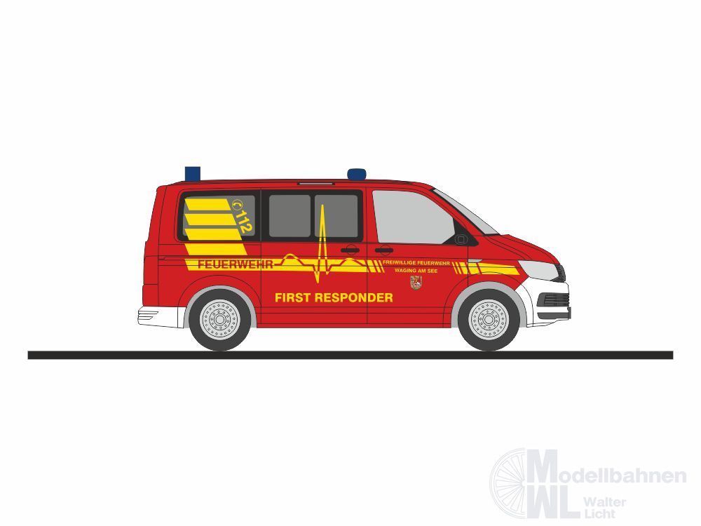 Rietze 53918 - Volkswagen T6 First Responder FW Waging am See H0 1:87