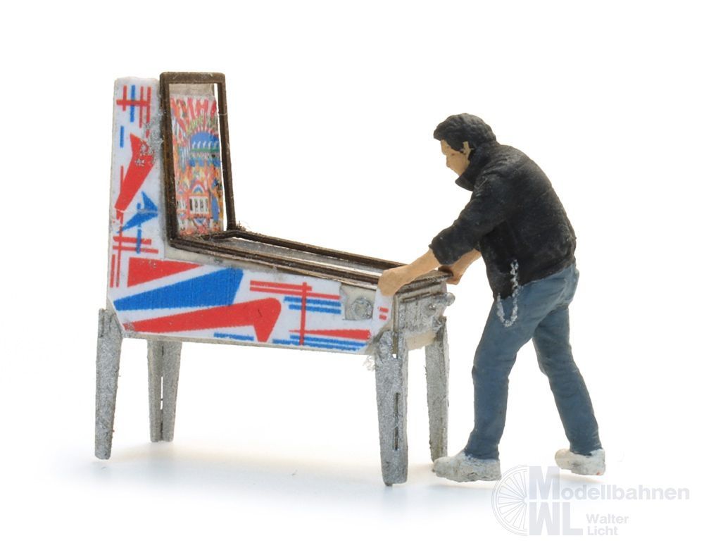 ARTITEC b.v. 387.694 - Flipperautomat mit Figur Fertigmodell H0 1:87