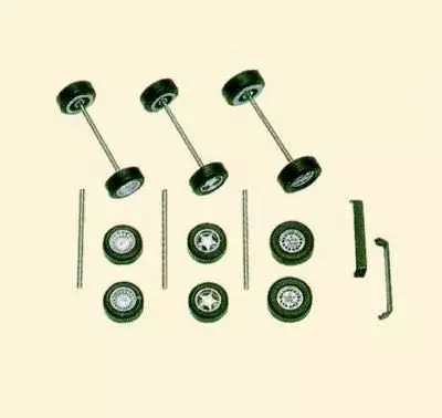 Busch 49950 - Set:Sportfelg.+Reifen H0 1:87