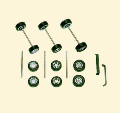 Busch 49950 - Set:Sportfelg.+Reifen H0 1:87 Busch 49950 - Set:Sportfelg.+Reifen H0 1:87