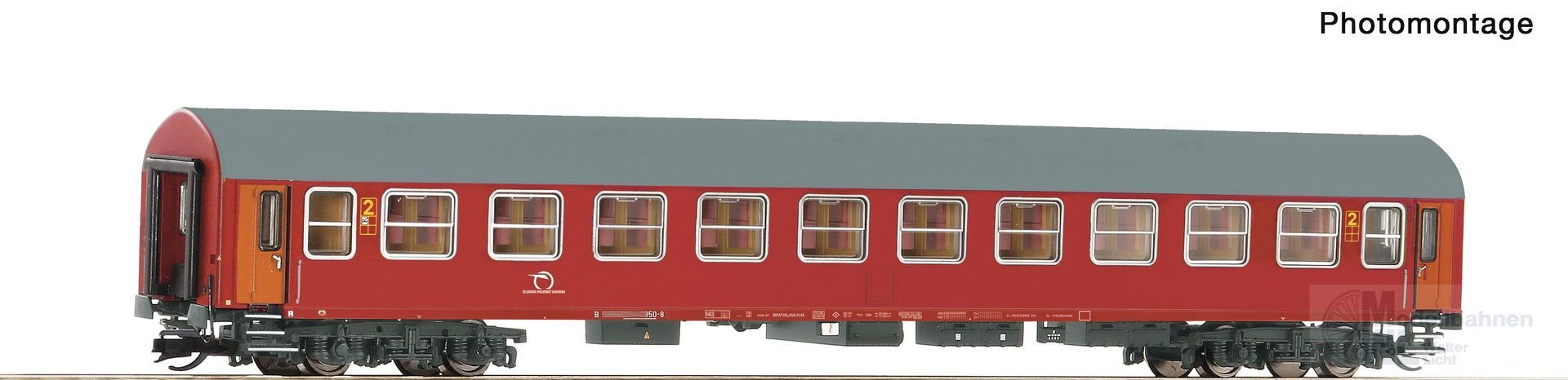 Roco 6280036 - Personenwagen ZSSK Ep.V/VI 2.Kl. Y/B 70 TT 1:120 Roco 6280036 - Personenwagen ZSSK Ep.V/VI 2.Kl. Y/B 70 TT 1:120