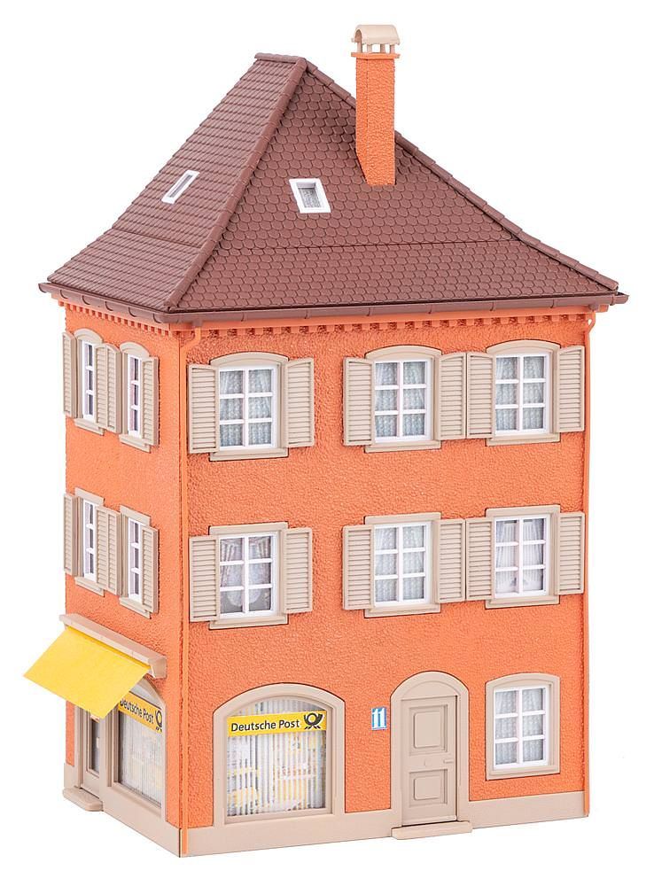 Faller 130617 - Eckhaus mit Post H0 1:87