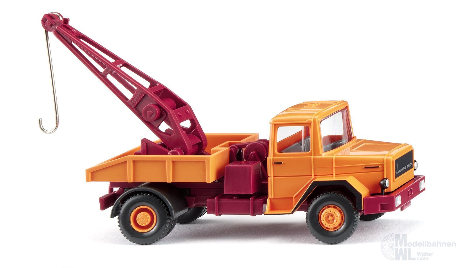 Wiking 063411 - Abschleppwagen Magirus Deutz gelborange H0 1:87