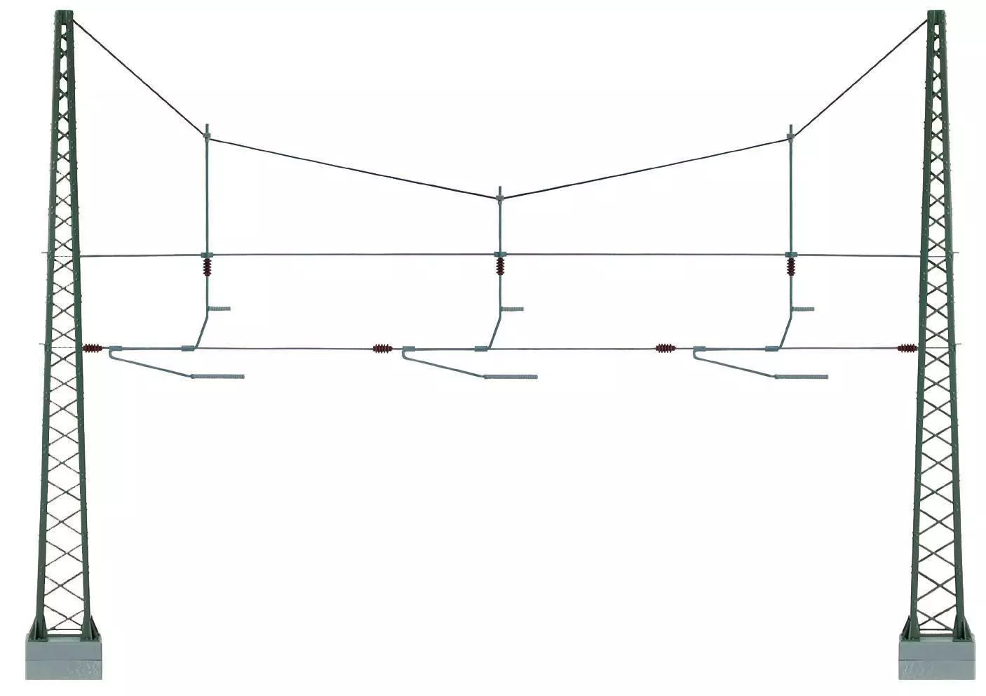 Viessmann 4162 - Quertragwerk über drei Gleise H0 1:87