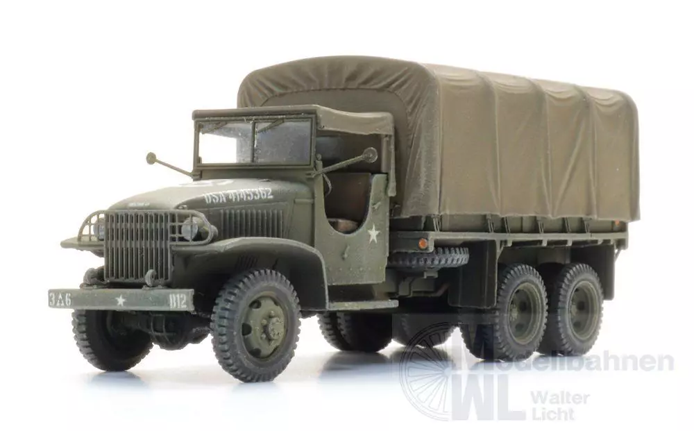 ARTITEC b.v. 6870731 - US GMC CCKW-353 Cargo with hood H0 1:87