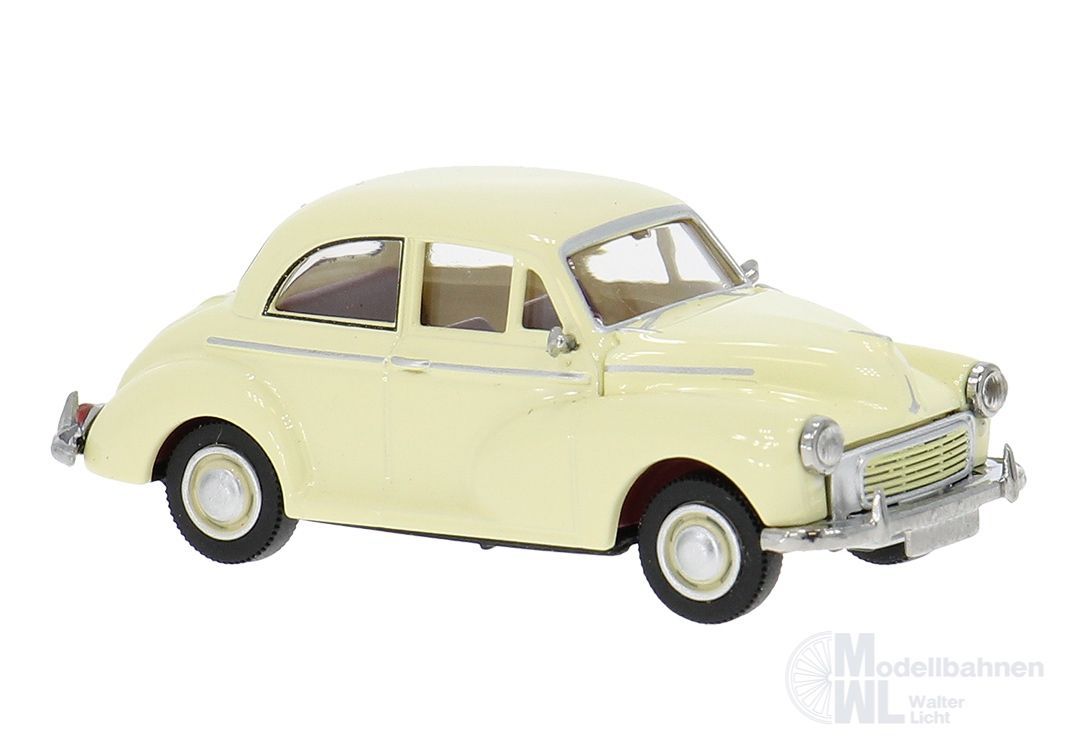 Brekina 15216 - Morris Minor in pastellgelb H0 1:87