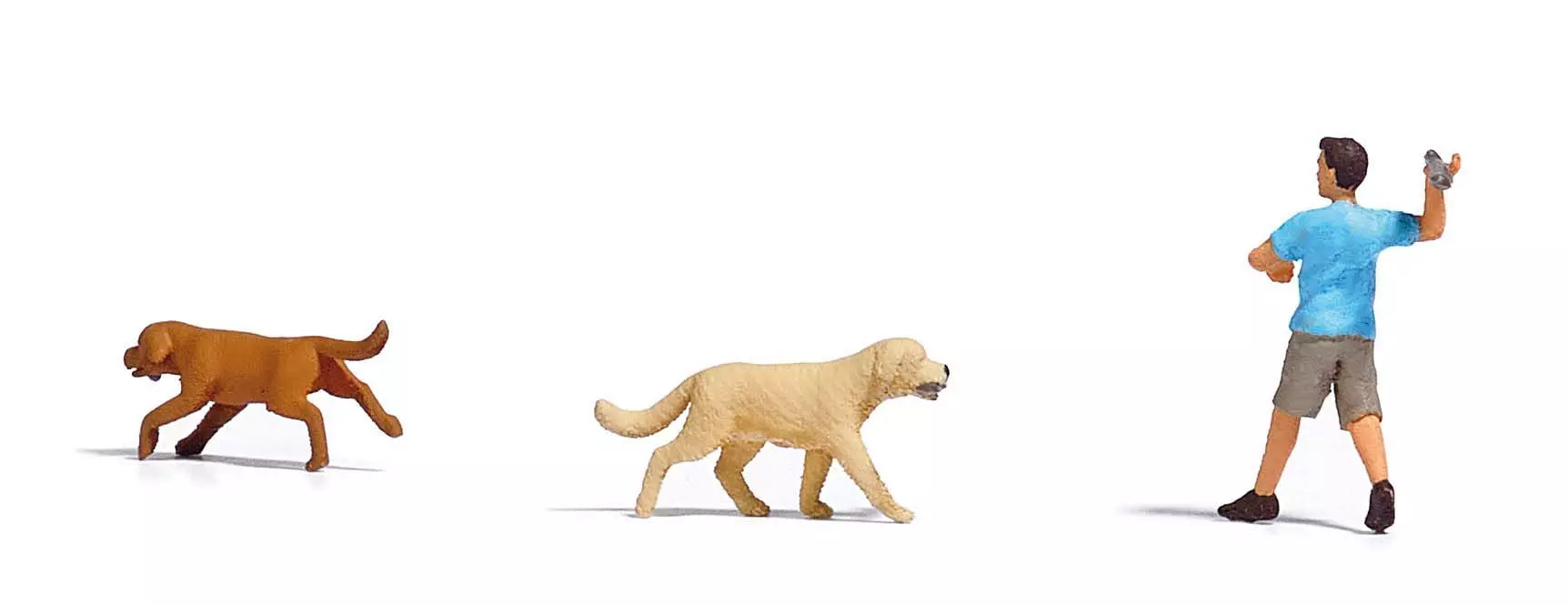 Busch 7896 - Apportierspiel mit Hunden H0 1:87