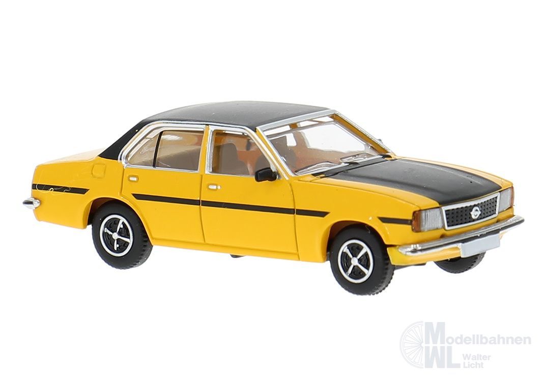 PCX-Models 870814 - Opel Ascona B 4-türig dunkelgelb H0 1:87
