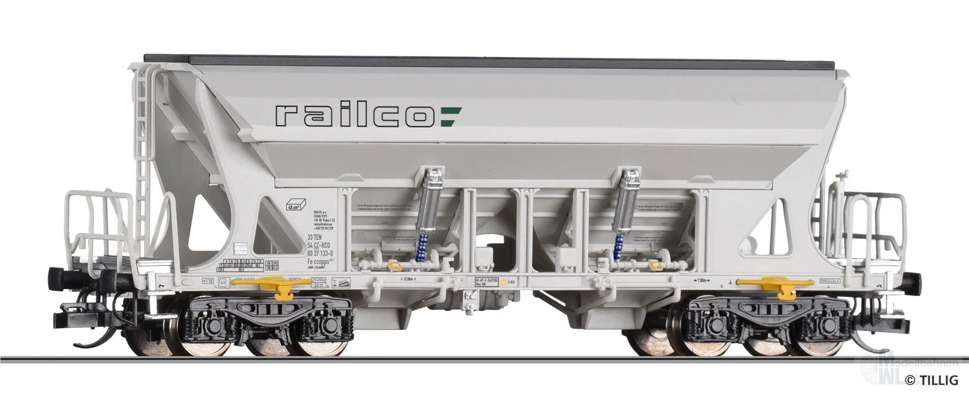 Tillig 15338 - Selbstentladewagen Railco CZ Ep.VI Faccnpps TT 1:120