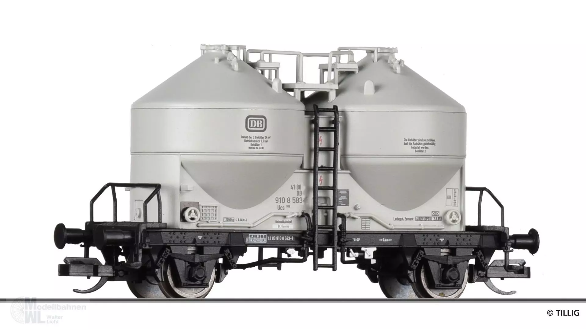 Tillig 17772 - Staubsilowagen DB Ep.IV Ucs 909 TT 1:120