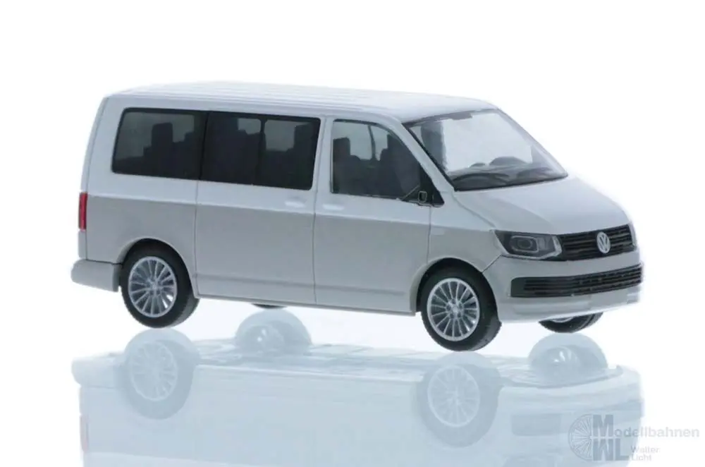 Rietze 11665 - Volkswagen T6 Bus KR candyweiß/ascotgrau H0 1:87
