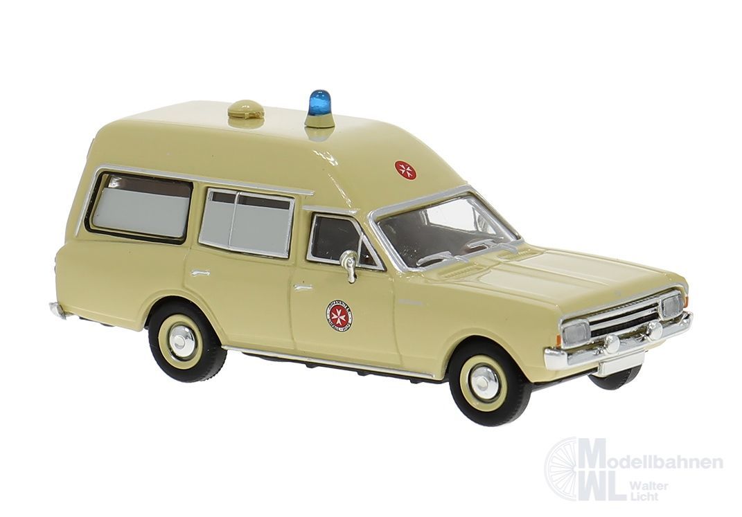Brekina 20672 - Opel Rekord C KTW der Johanniter H0 1:87