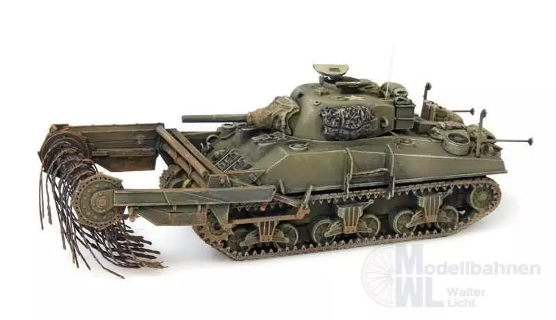 ARTITEC b.v. 387117 - US/UK Sherman M4A4 'Flail' H0 1:87