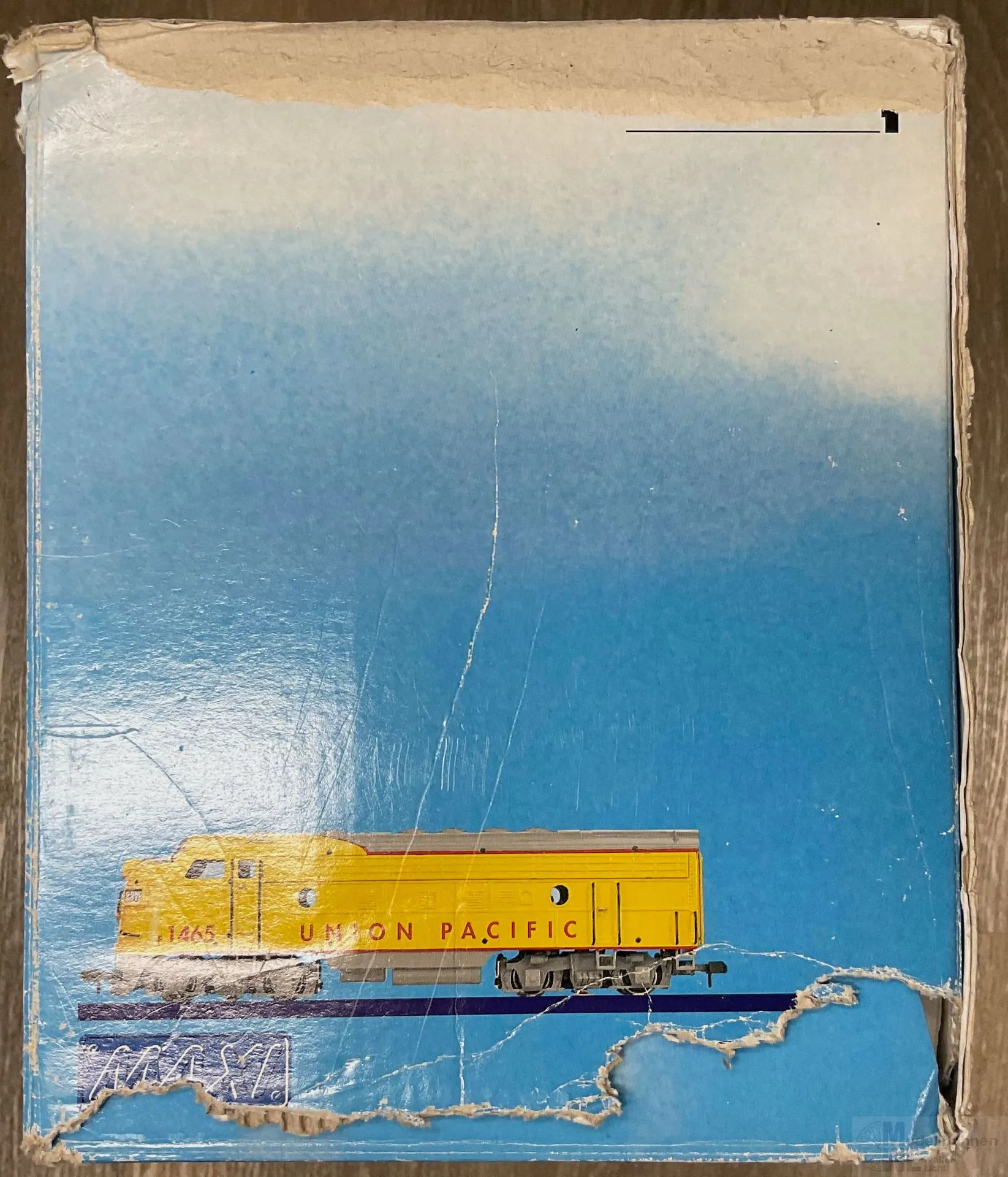 Märklin 54301 - MÄRKLIN MAXI - Diesellok F7 Santa Fe Set aus 54301 / 54302 Spur 1
