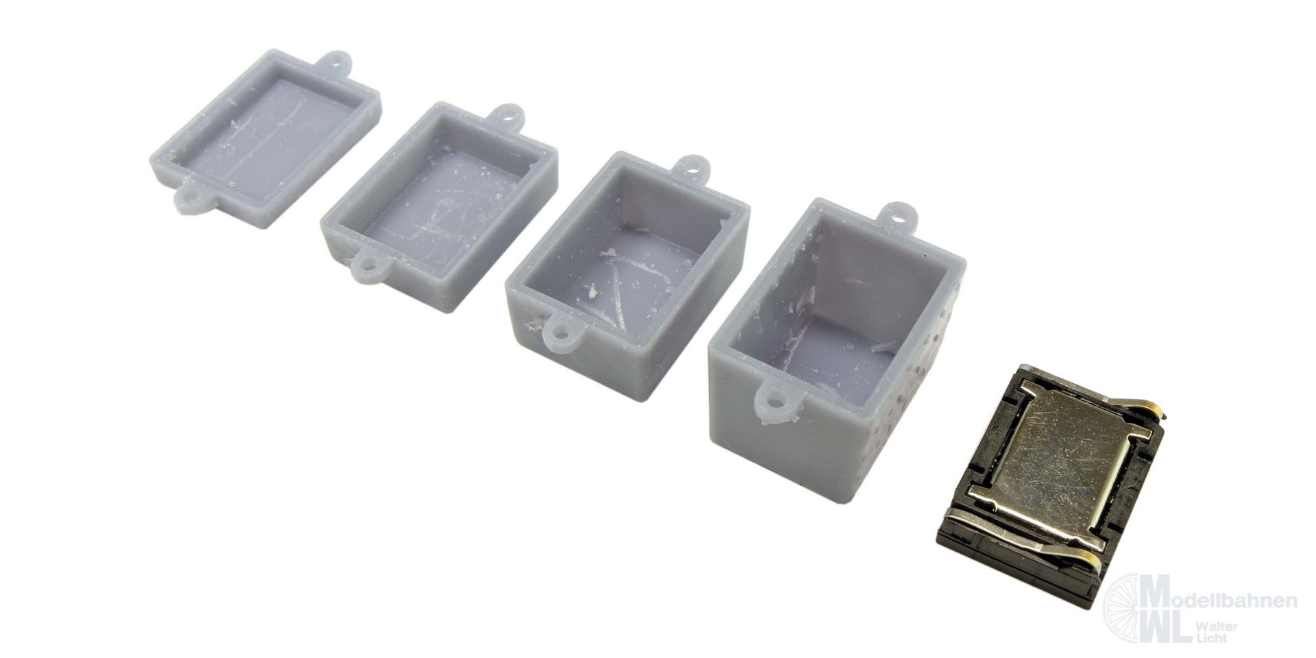 ESU 50353 - Lautsprecher 13mm x 18mm x 4.5mm, rechteckig, 4 Ohm, mit Schallkapselset