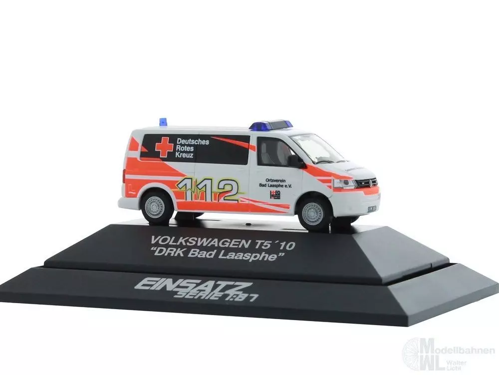 Rietze 53634 - Volkswagen T5 ´10 DRK Bad Laasphe H0 1:87