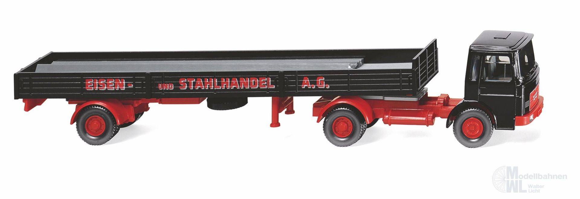 Wiking 048803 - Pritschensattelzug MAN Eisen und Stahlhandel AG H0 1:87 Wiking 048803 - Pritschensattelzug MAN Eisen und Stahlhandel AG H0 1:87