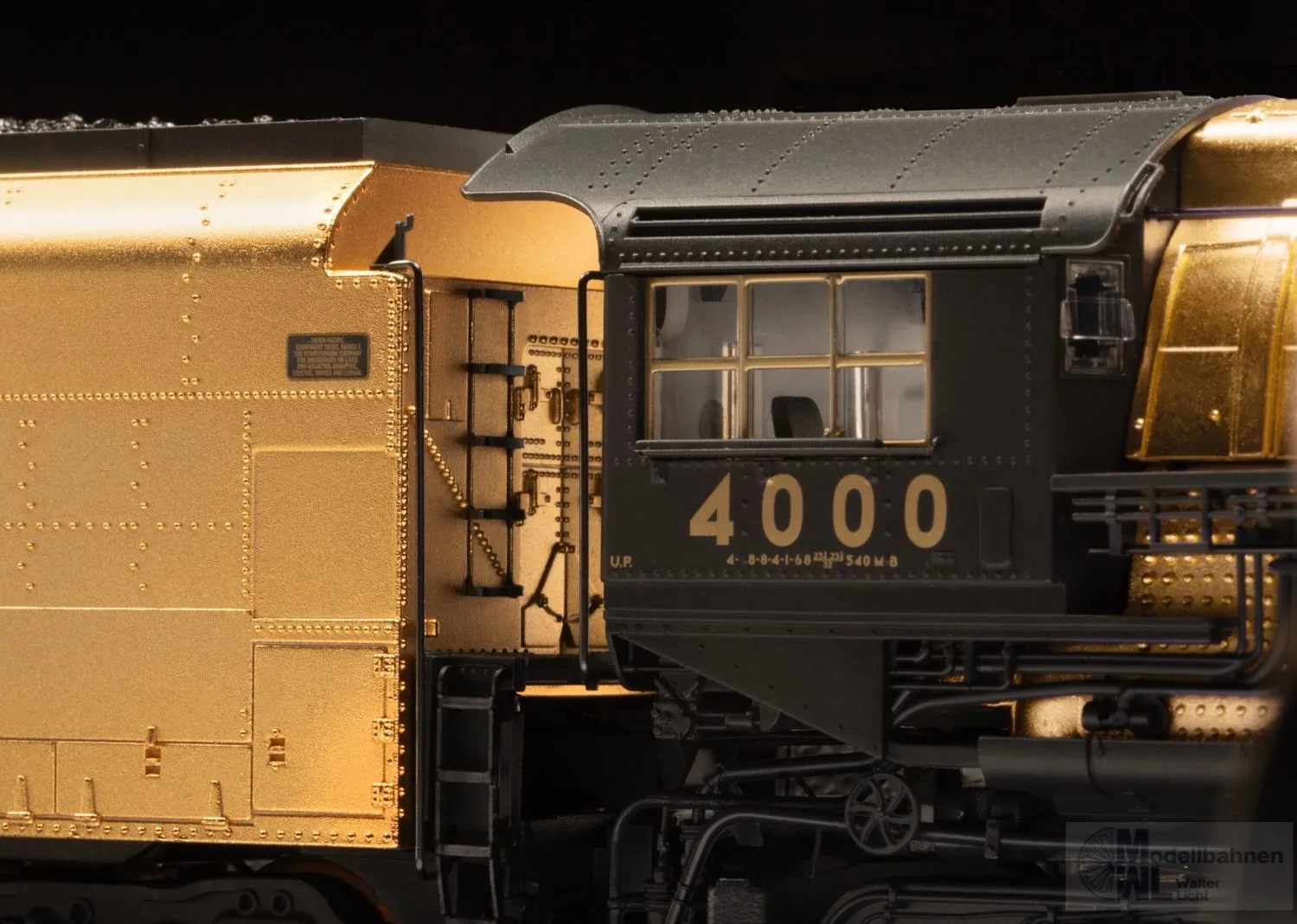 Märklin 39400 - Dampflok Big Boy 4000 UP vergoldet H0/WS Sound