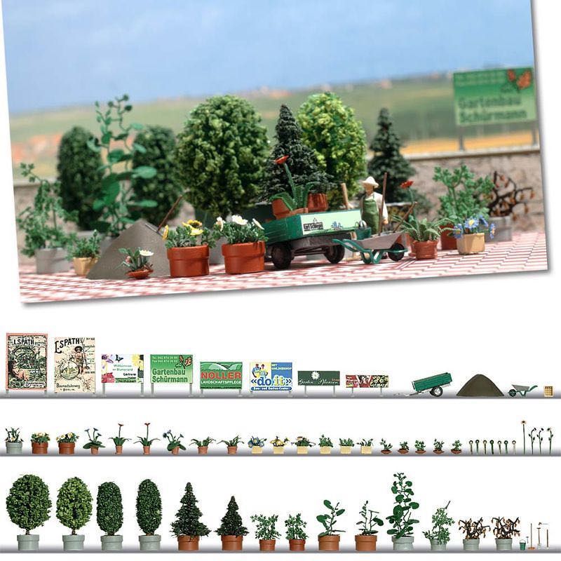 Busch 1211 - Pflanzenkübel - Set H0 1:87 Busch 1211 - Pflanzenkübel - Set H0 1:87
