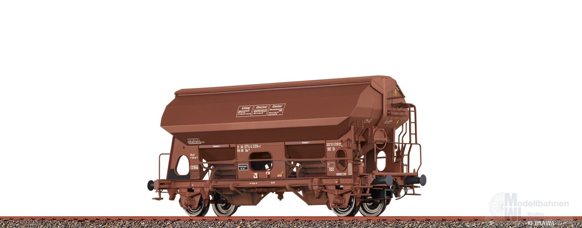 Brawa 49557 - Selbstentladewagen DB Ep.V Tds932 H0/GL Brawa 49557 - Selbstentladewagen DB Ep.V Tds932 H0/GL