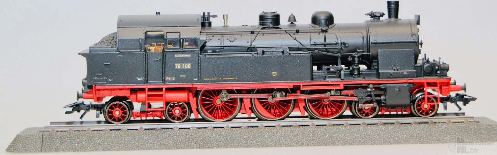 Märklin 37073 - MÄRKLIN - Dampflok BR 78 100 DRG Ep.II H0/WS Digital