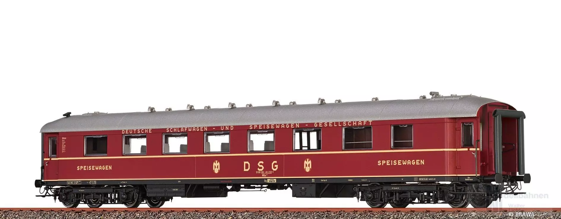 Brawa 46475 - Speisewagen DB Ep.IV WRüe 151 H0/GL