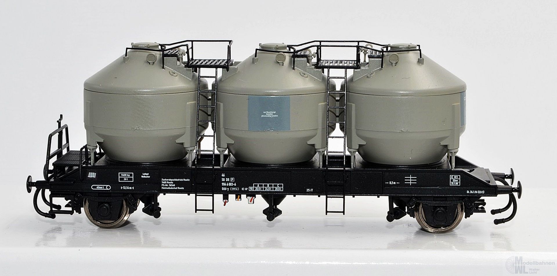 NPE NW22076 - Silowagen DR Ep.IV Udd-y Zuckertransport 1.Wagennummer H0/GL NPE NW22076 - Silowagen DR Ep.IV Udd-y Zuckertransport 1.Wagennummer H0/GL