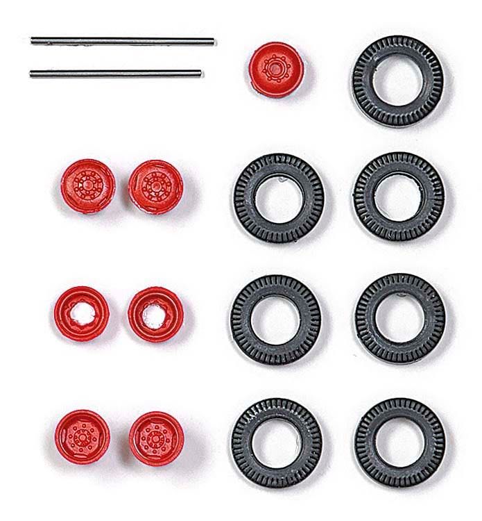 Busch 95901 - Zubehör-Set Räder 2x4 H0 1:87 Busch 95901 - Zubehör-Set Räder 2x4 H0 1:87