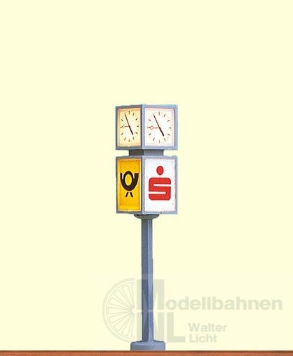 Brawa 5294 - Uhr mit S-Bahn / DB-Würfel H0 1:87